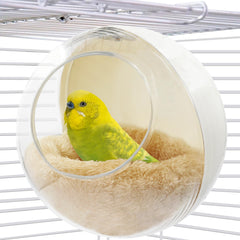 Jevnd Bird Nest clear view enables easy monitoring of birds inside the cage.