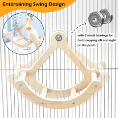 Jevnd Bird Perch Toy four perches enables multi-bird shared play