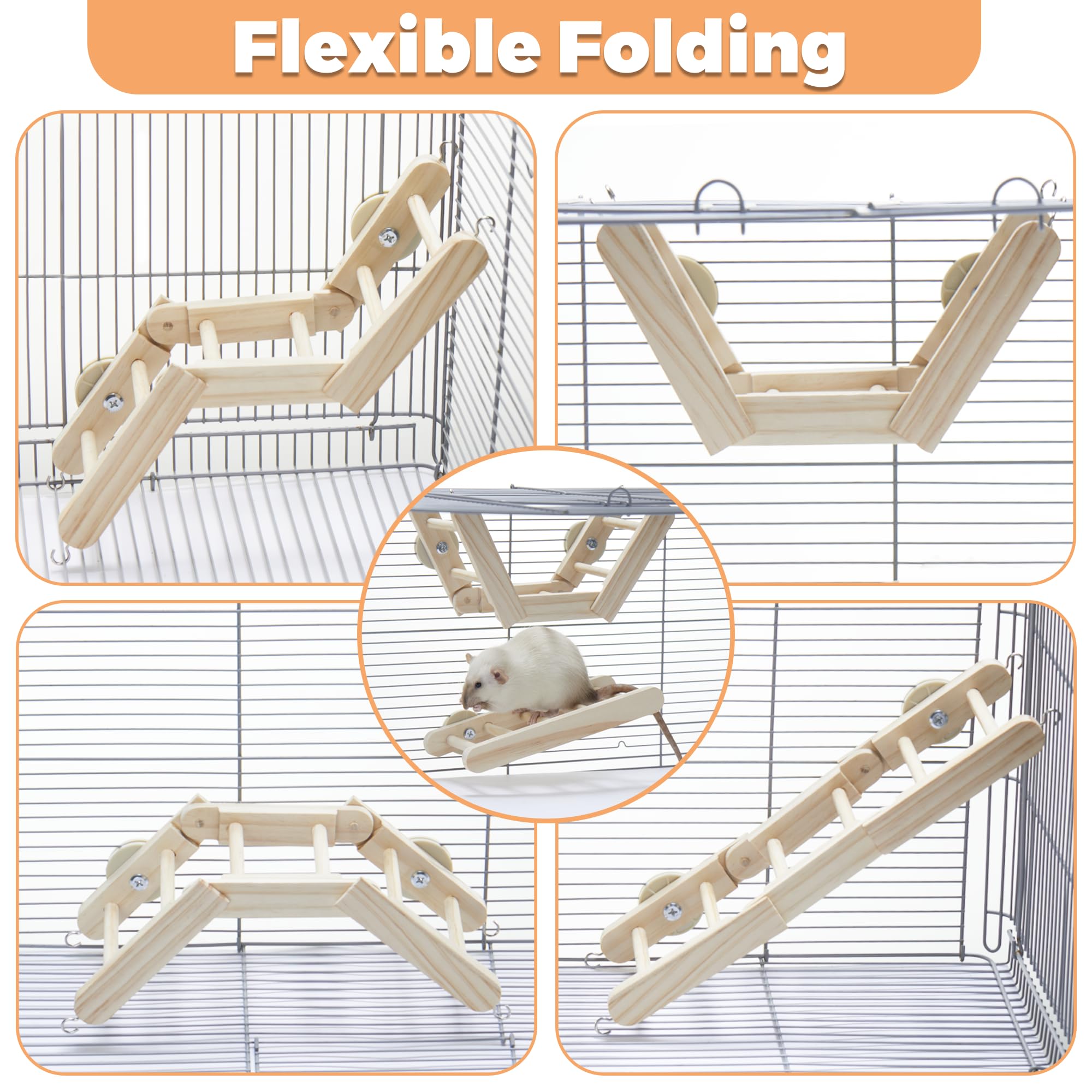 Jevnd cage accessory hanging design secures to cage, reducing wobble during climbing.