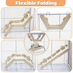 Jevnd cage accessory hanging design secures to cage, reducing wobble during climbing.