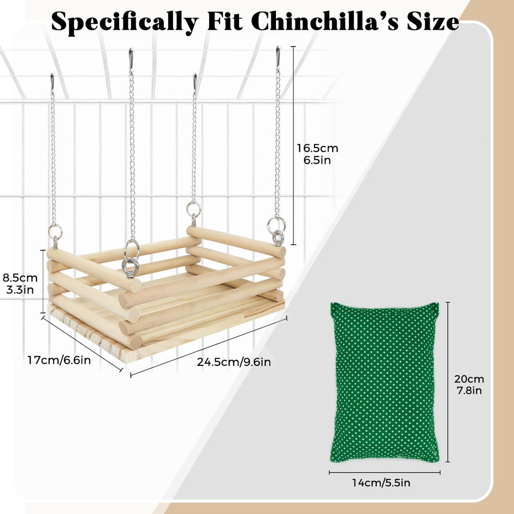 Jevnd chinchilla hammock soft cushion delivers plush naps and double comfort.