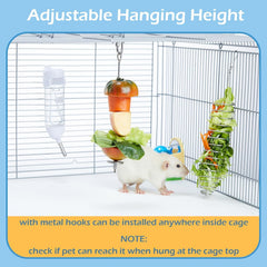 Jevnd hanging rodent toys with adjustable height for flexible setup.