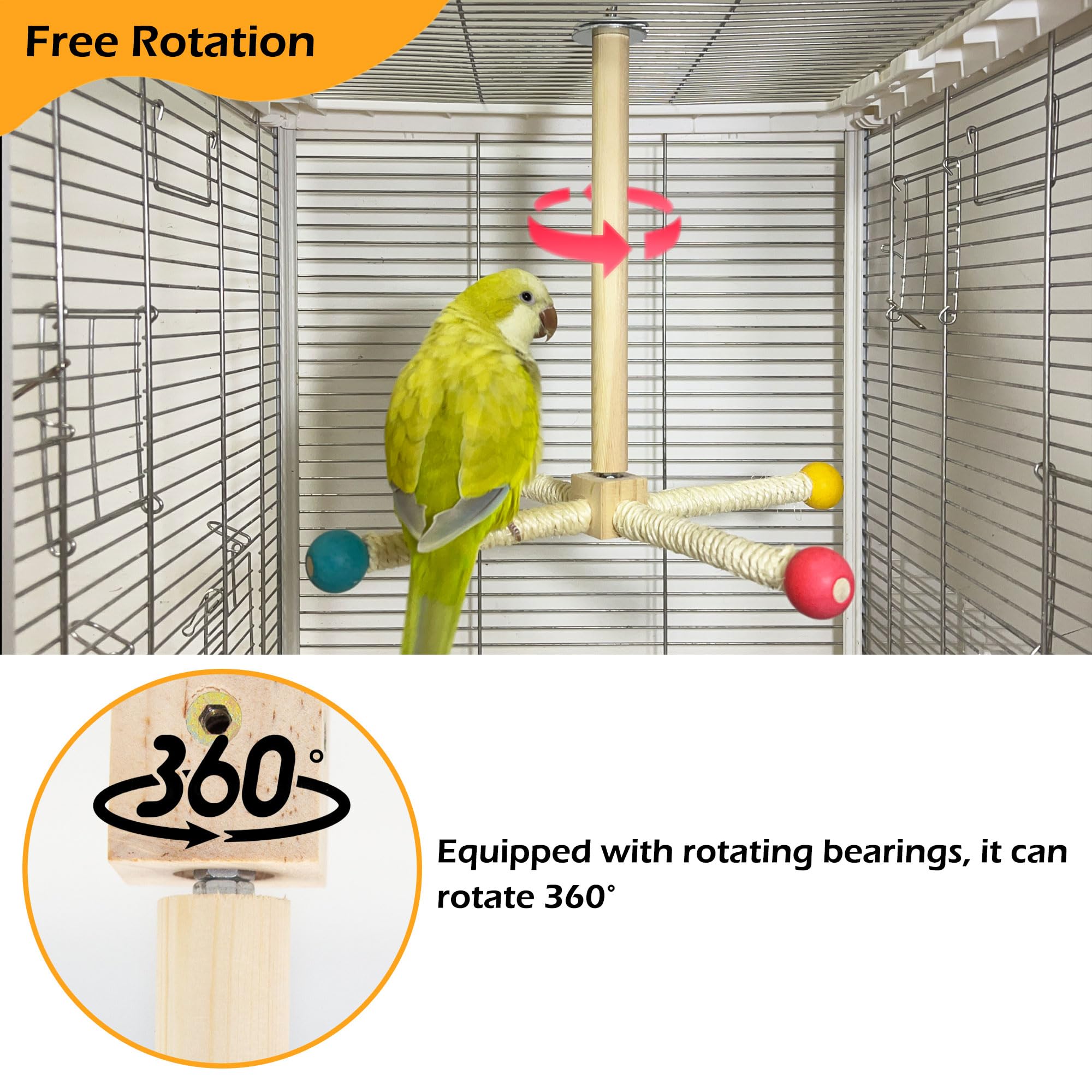 Jevnd interactive Quaker toy with rotation promotes balance and coordinated movement