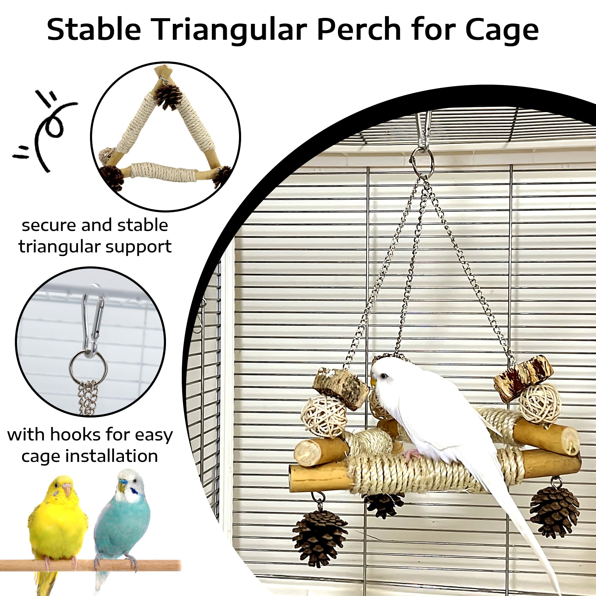 Jevnd natural beak-care toys offer dye-free gnawing for safe maintenance
