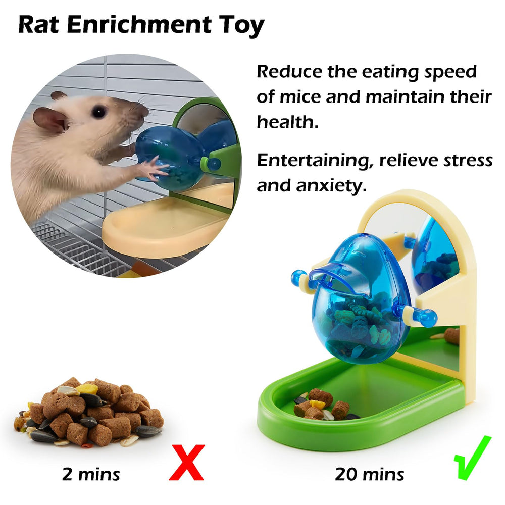 Jevnd puzzle toy for rats stimulates intelligence growth through engaging problem-solving play.