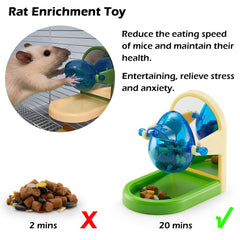 Jevnd puzzle toy for rats stimulates intelligence growth through engaging problem-solving play.