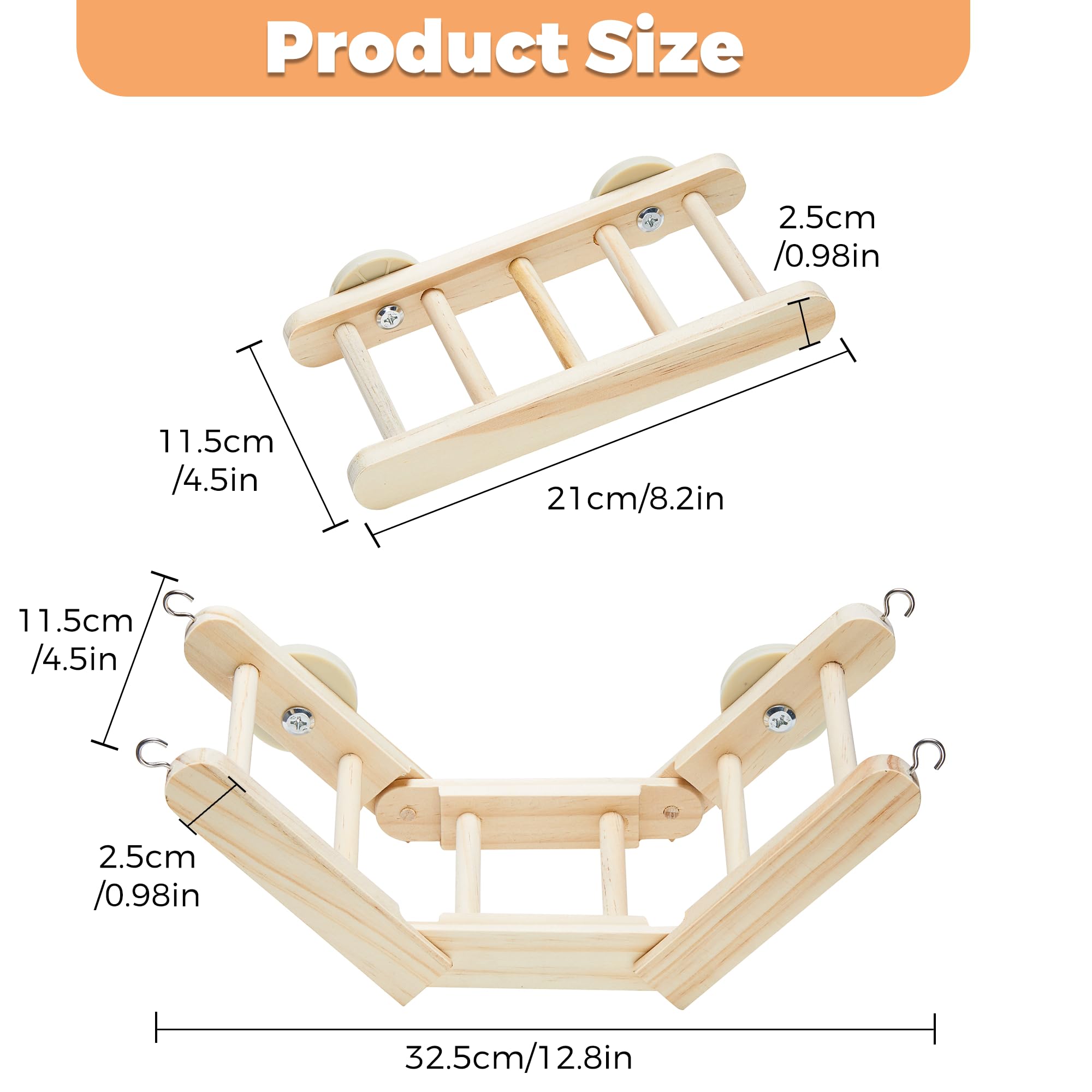 Jevnd rat climbing toy platform provides a sturdy wooden surface for shared play.