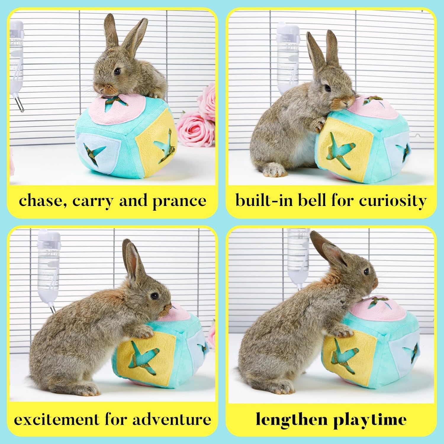 Jevnd soft plush rabbit toy uses skin-safe materials for comfort.
