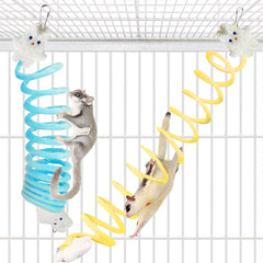 Jevnd sugar glider toy elastic rope close-up showing soft plush for gentle climbing