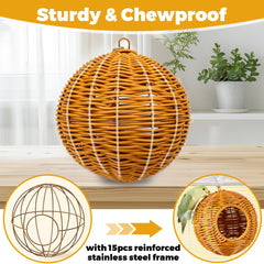 Jevnd washable bird bed hammock shows easy cleaning and fresh habitat between uses.