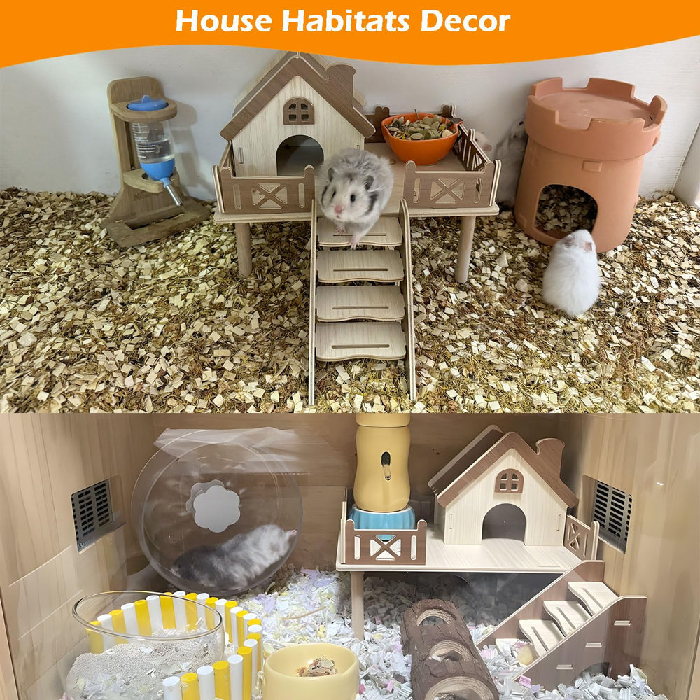 Jevnd wooden hamster gear cleaning waterproof design for easy maintenance.