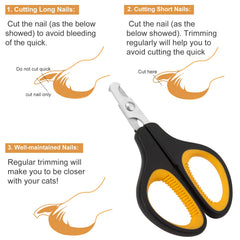 JEXCULL multi-species nail trimmer ready for cats, small dogs, and more.