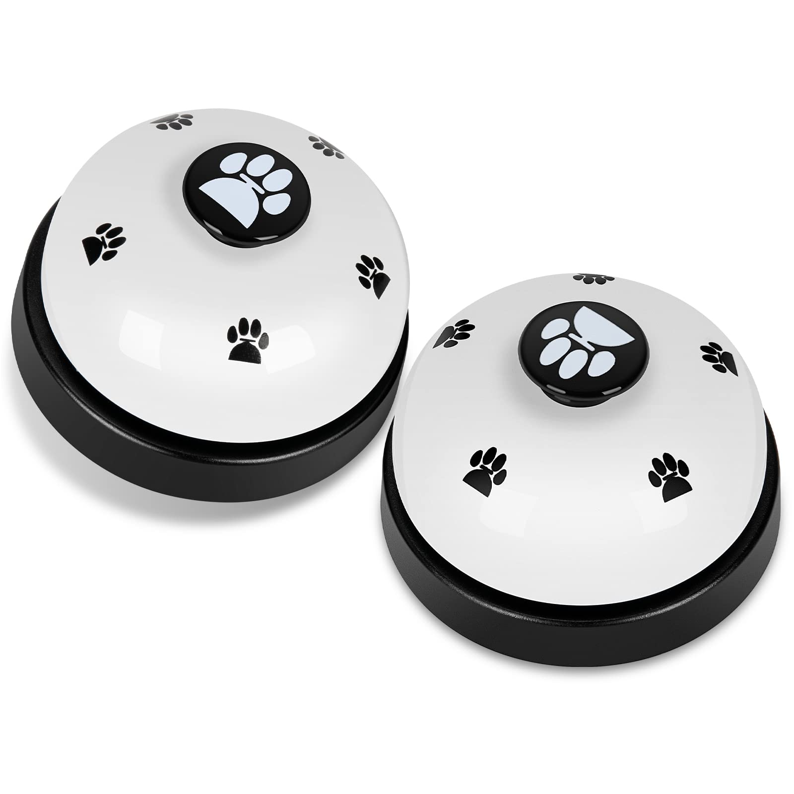 JEXCULL pet training bells with pawprints for quick potty signaling during home training.