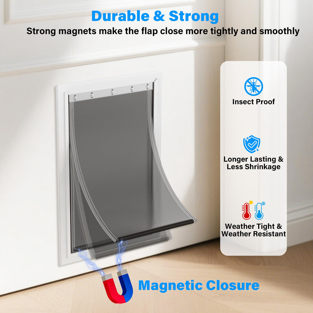 JeyPawv Petsafe-compatible door fits various setups for flexible use.