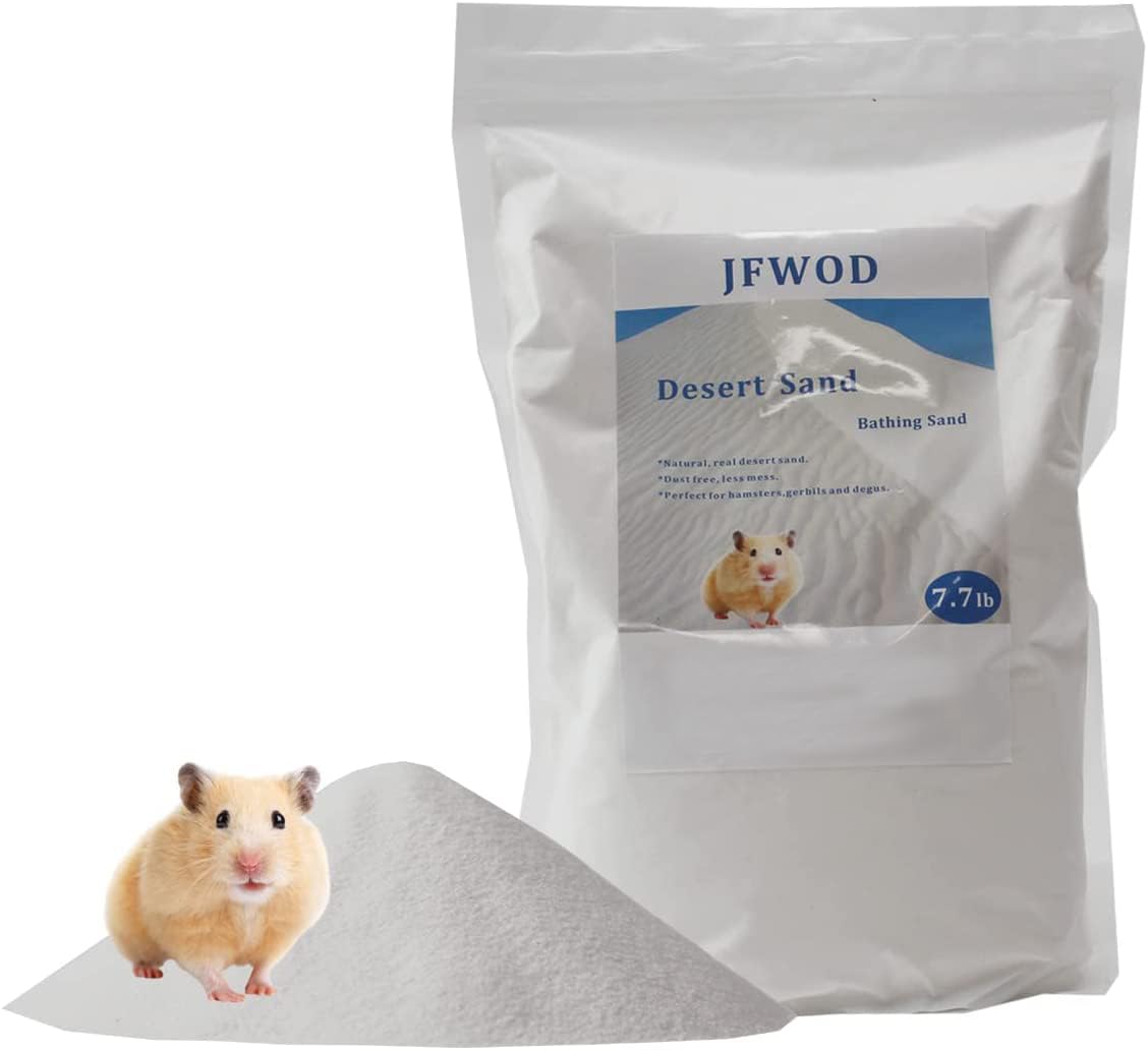 JFWOD arena-bano-hamster-cuidados-basicos, ayuda a mantener el entorno limpio