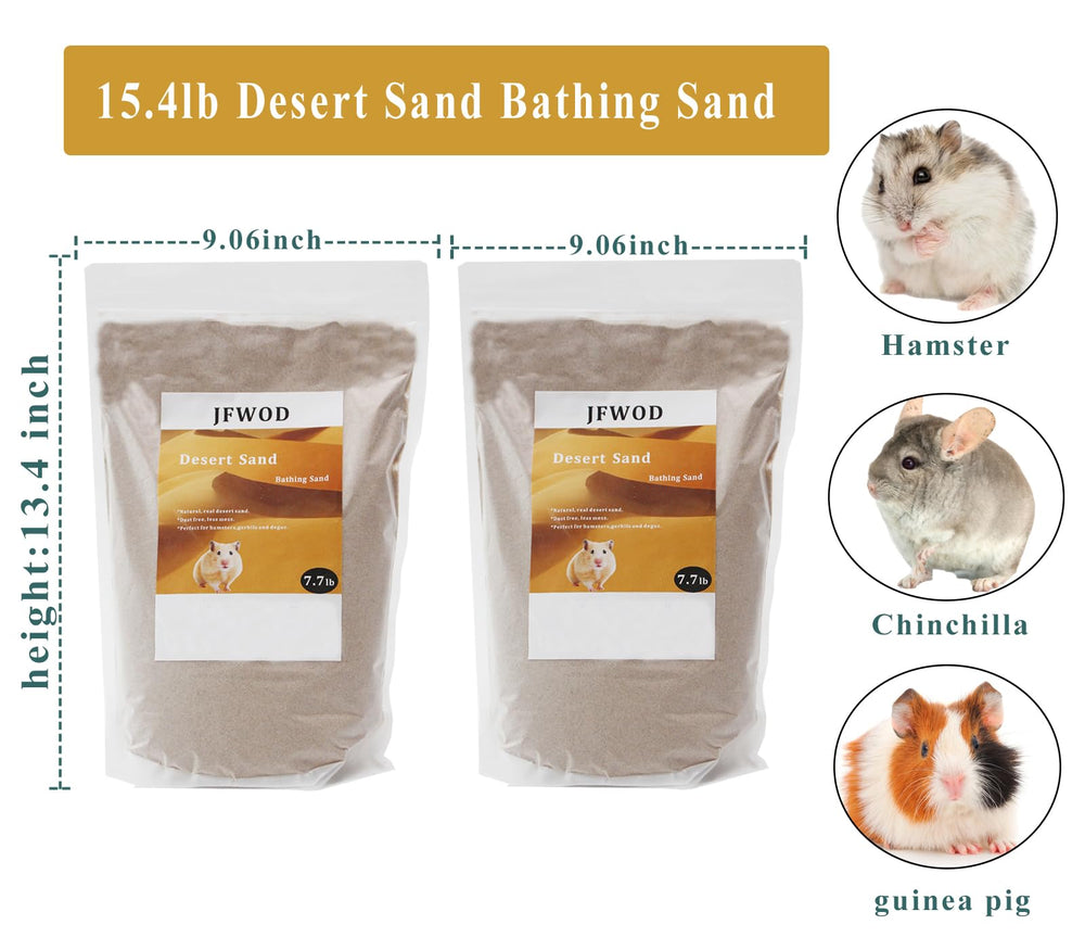 JFWOD natural desert sand fragrance-free for small pets