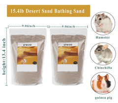 JFWOD natural desert sand fragrance-free for small pets