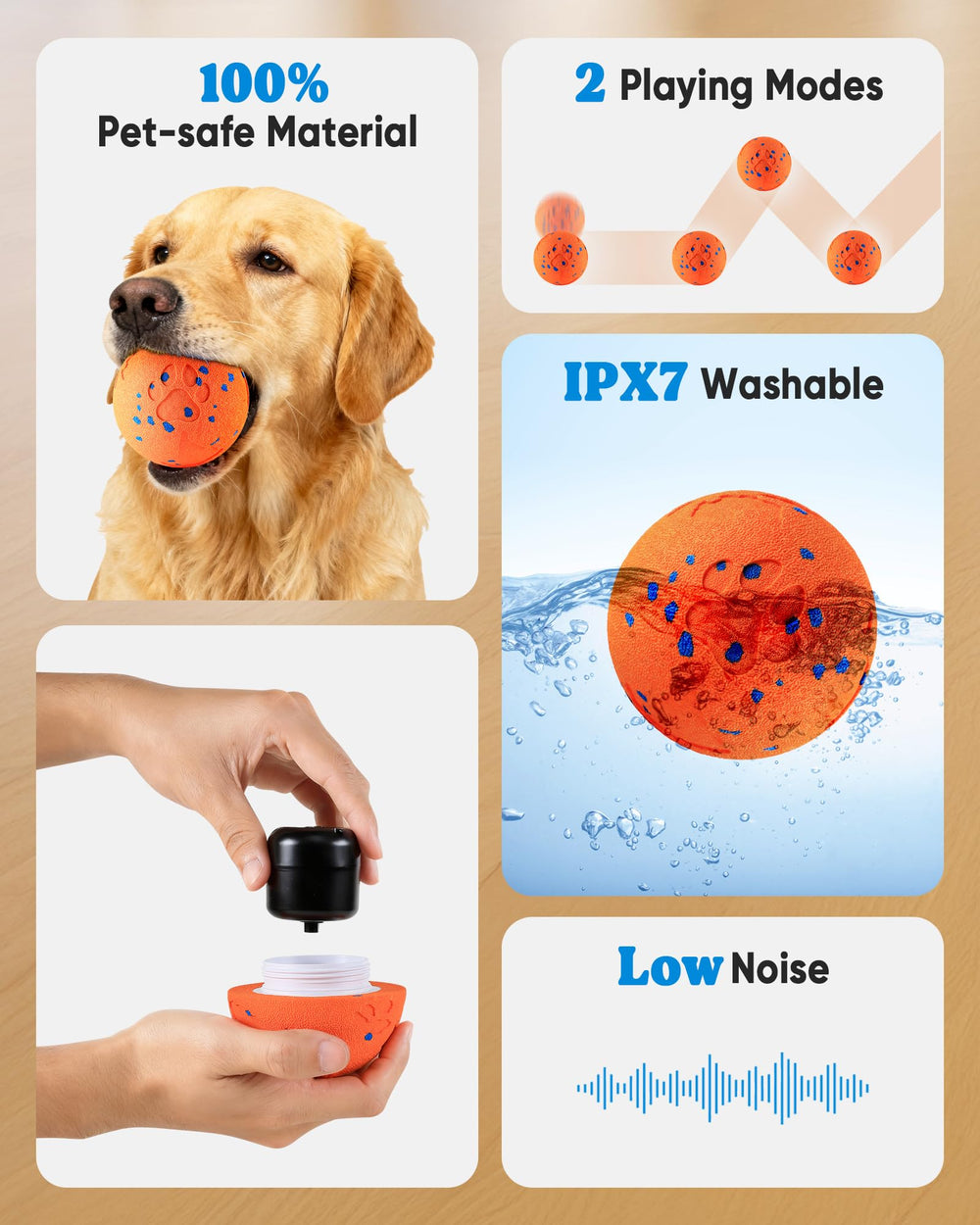 JGLXF Smart Interactive Dog Toy gift-ready packaging for holidays.