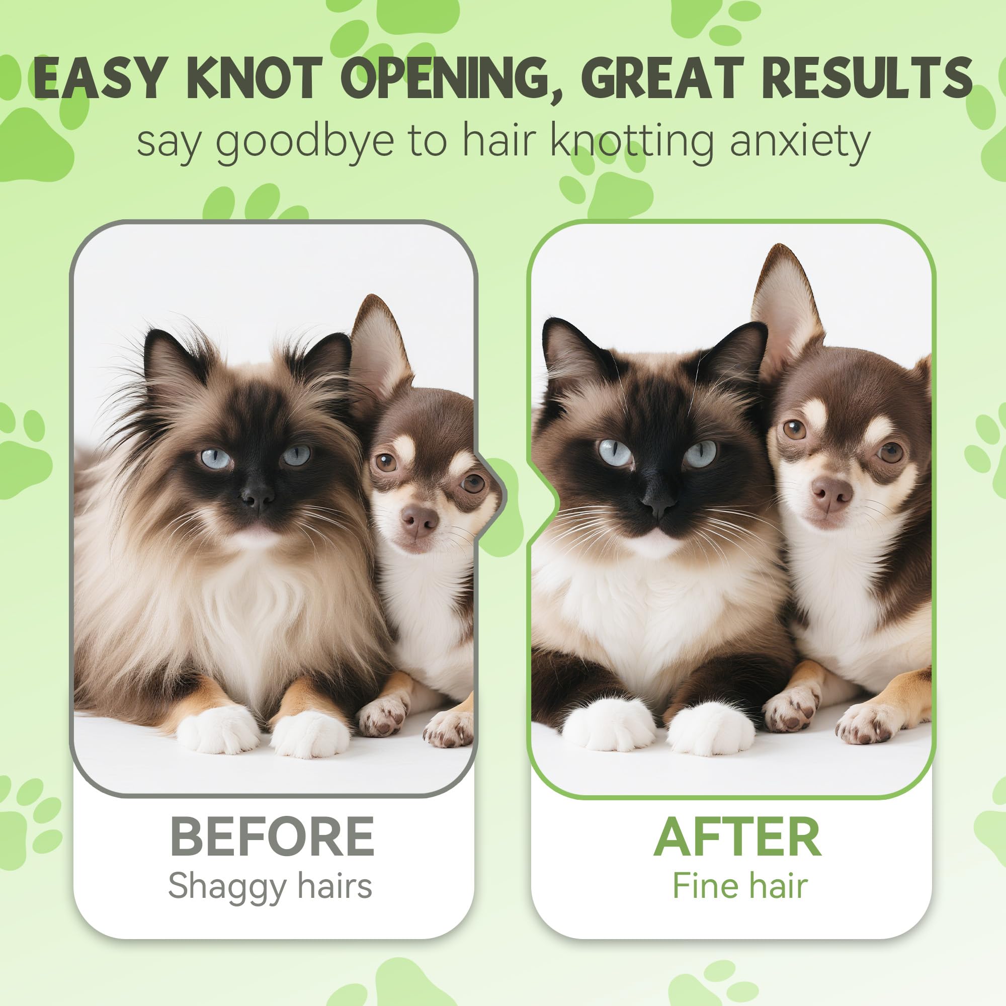 JGMGWJ ergonomic one-handed design for easy grooming