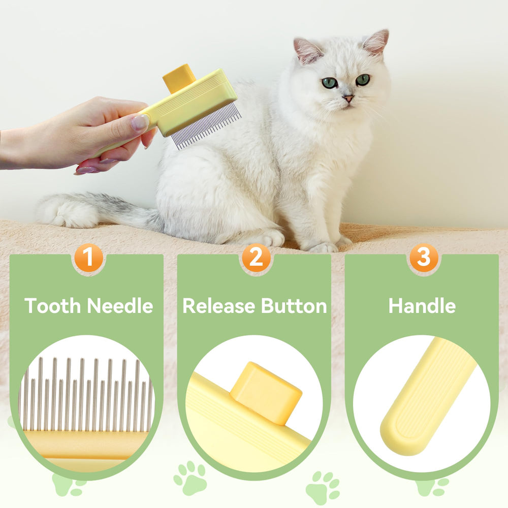 JGMGWJ flea comb with short teeth for close gaps and lice check
