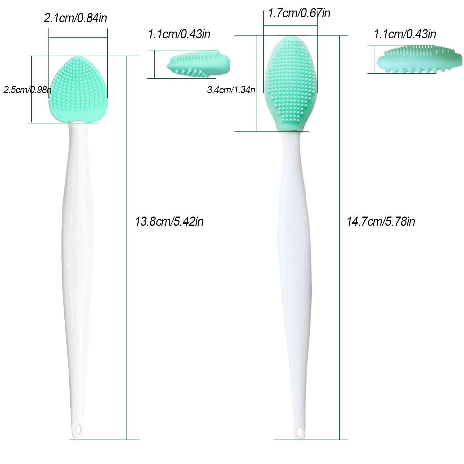 JGocot Cat Grooming Essentials oval brush for larger chin areas during grooming.