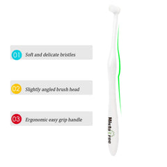 JGocot toothbrush angled-head aids easier reach in small mouths