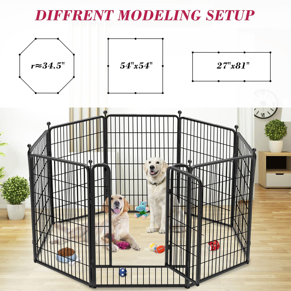Jhsomdr dog playpen travel-ready design for camping and trips
