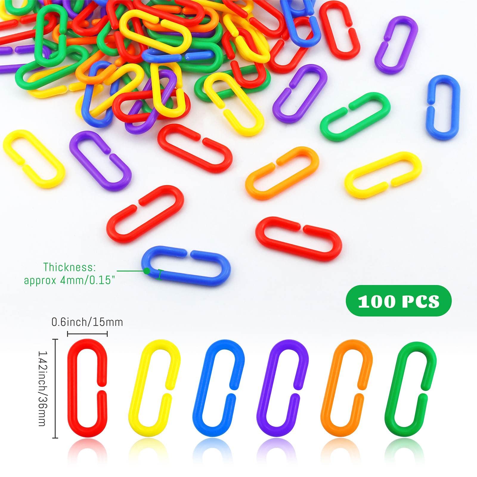 JIALEEY DIY clips colorful closeup demonstrates tactile linking for creative play.