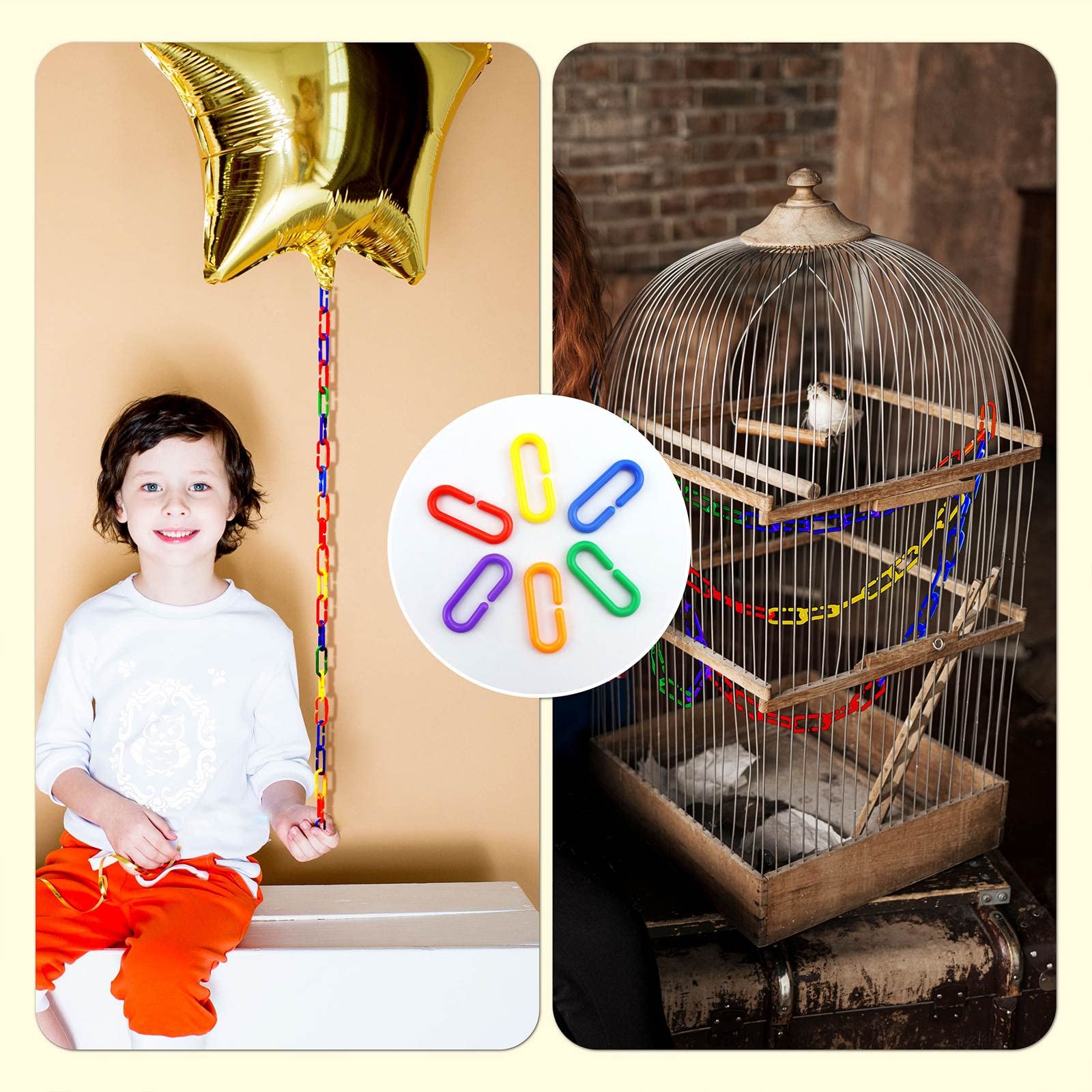 JIALEEY easy-to-slip assembly links enable quick play area changes.