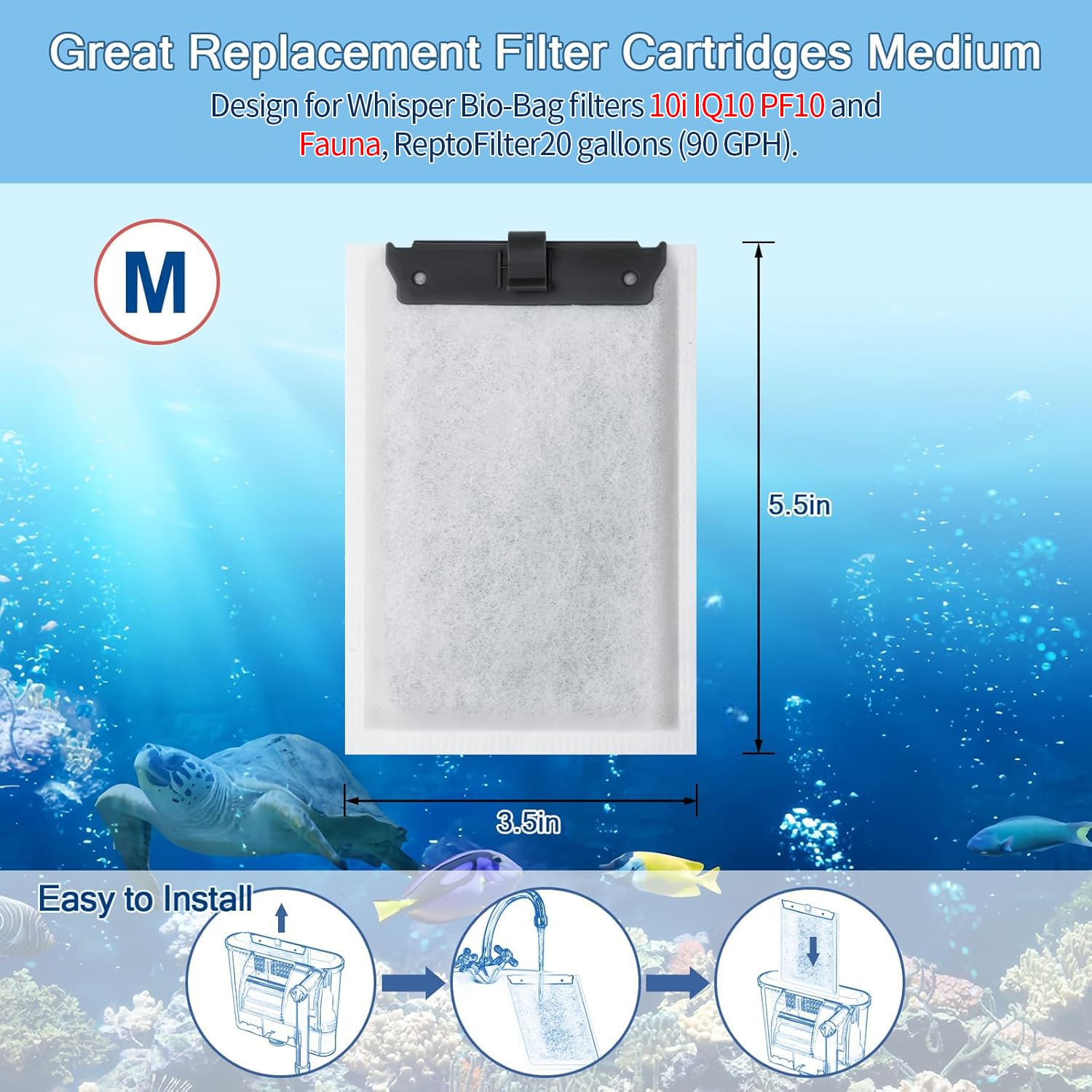 Jiaxix filter cartridge compatibility with Whisper PF10 for quick setup