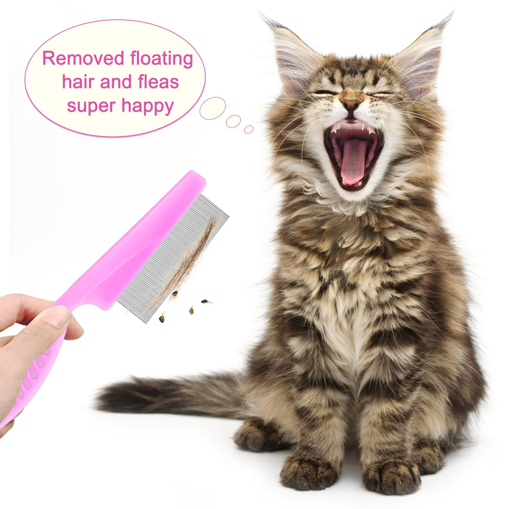 Jigfew long-needle comb pink for precise detangling and hair prep.