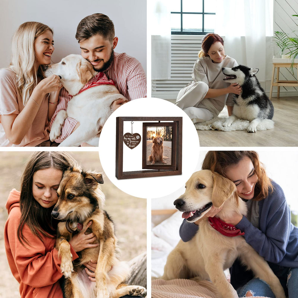 Jigfoxy heartful pet tribute frame keeps joyful moments in view