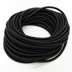 JIH Aquarium 50ft black airline tubing closeup for discreet hydroponics airflow