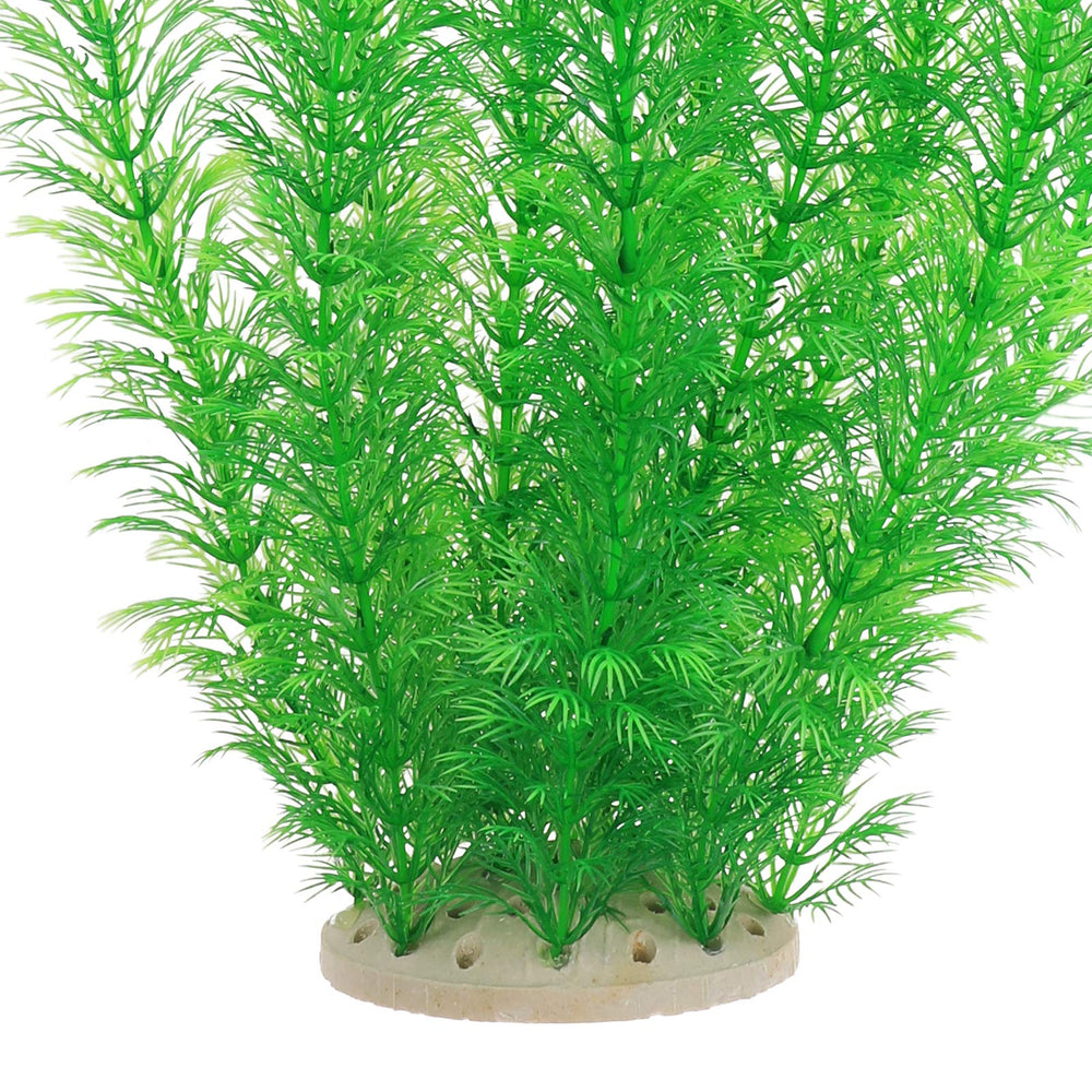 JIH aquarium plastic plants base detail demonstrates sturdy base for tank or terrarium