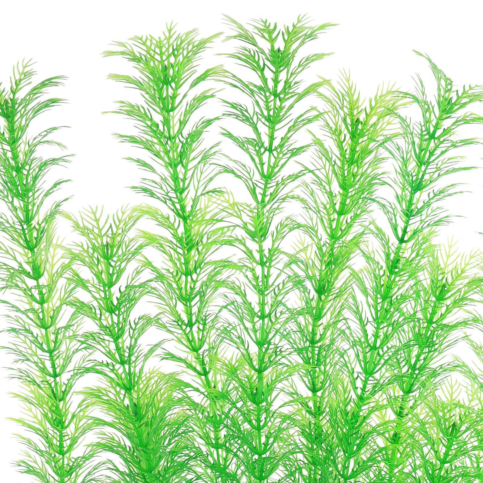 JIH aquarium plastic plants closeup shows lifelike texture for realistic aquarium scenery