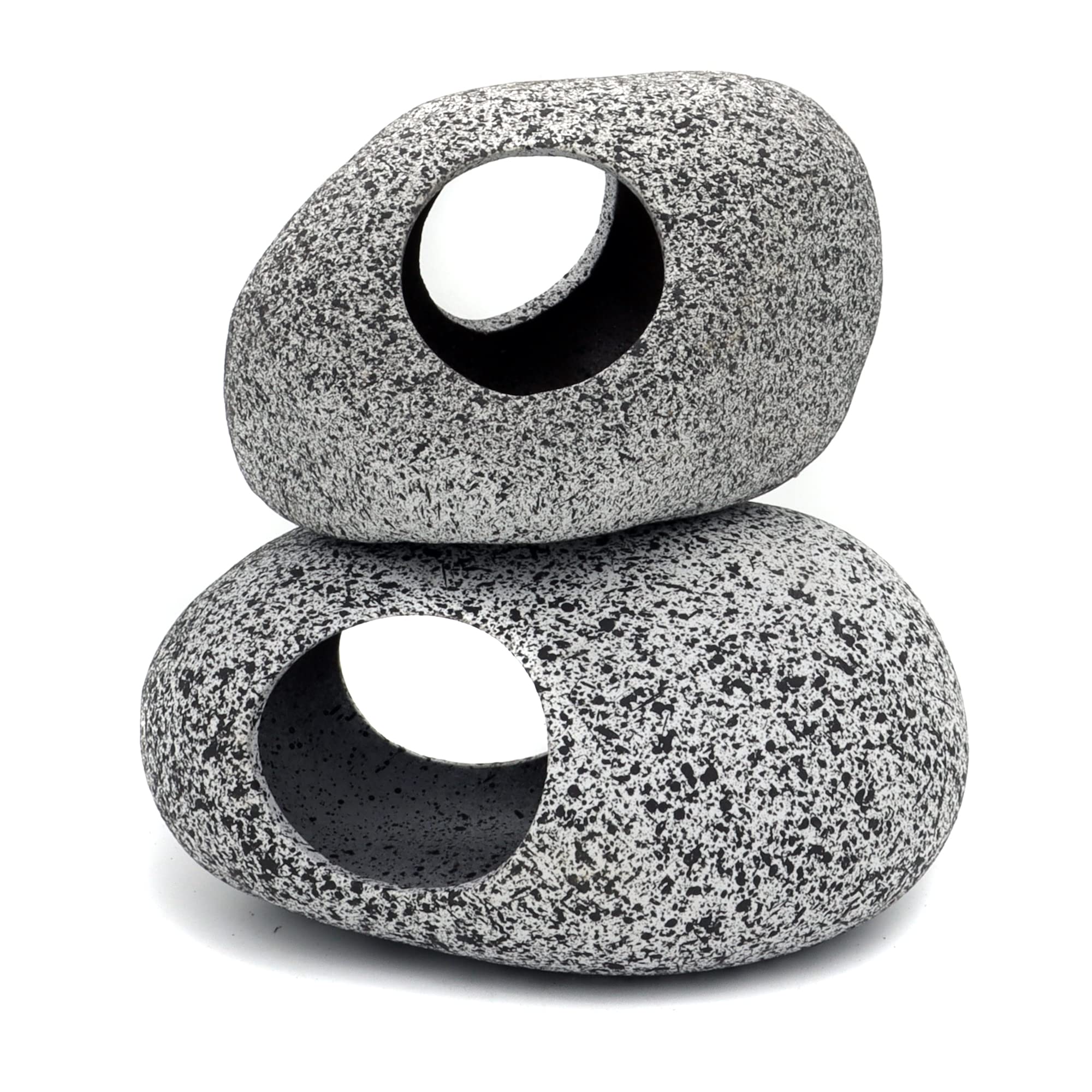 JIH aquarium rock ceramic shelter for shrimp habitat and safe filtration