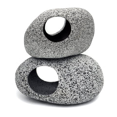 JIH aquarium rock ceramic shelter for shrimp habitat and safe filtration