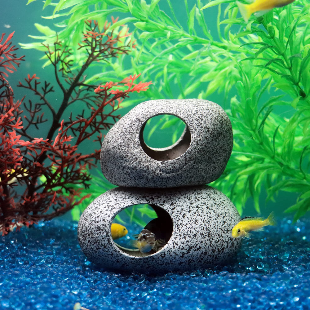 JIH stackable cave creates multi-level hiding spots for fish and shrimp