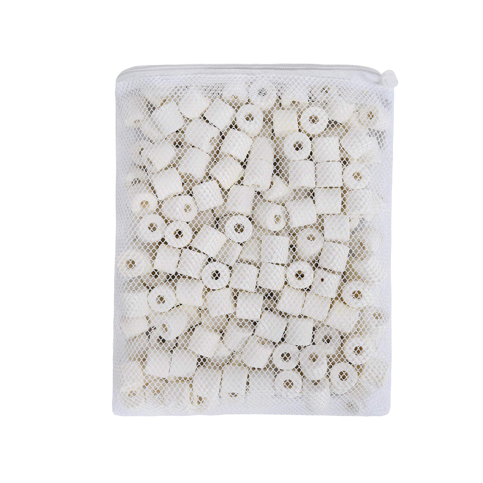 JIHAQUA bio ceramic rings in bags ready-to-use media for canister filters.
