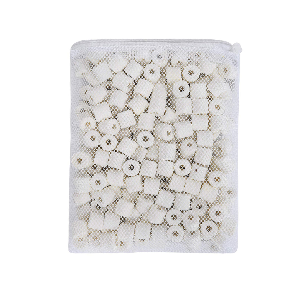 JIHAQUA bio ceramic rings in bags ready-to-use media for canister filters.