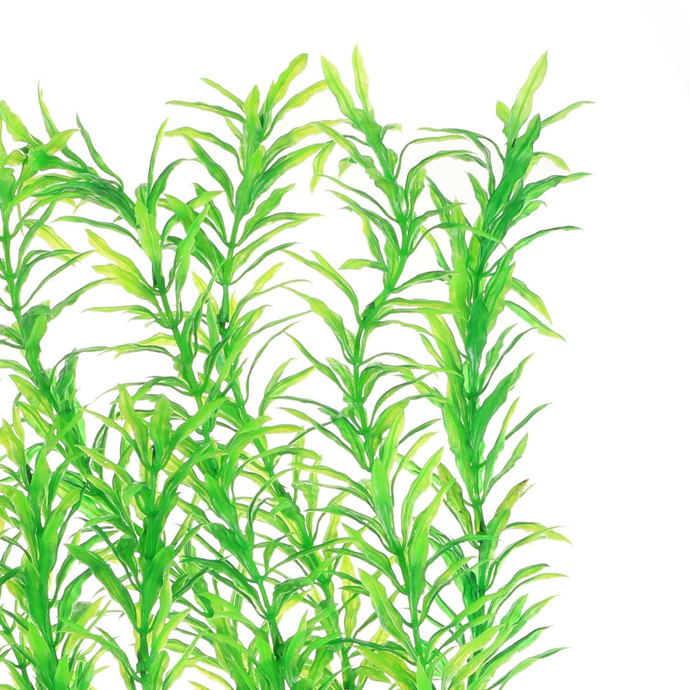 JIHAQUA tall artificial plant in green offers safe, long-lasting aquarium decoration.