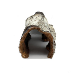JIHAQUA resin bark detail reflects natural texture and clean non-porous surface.