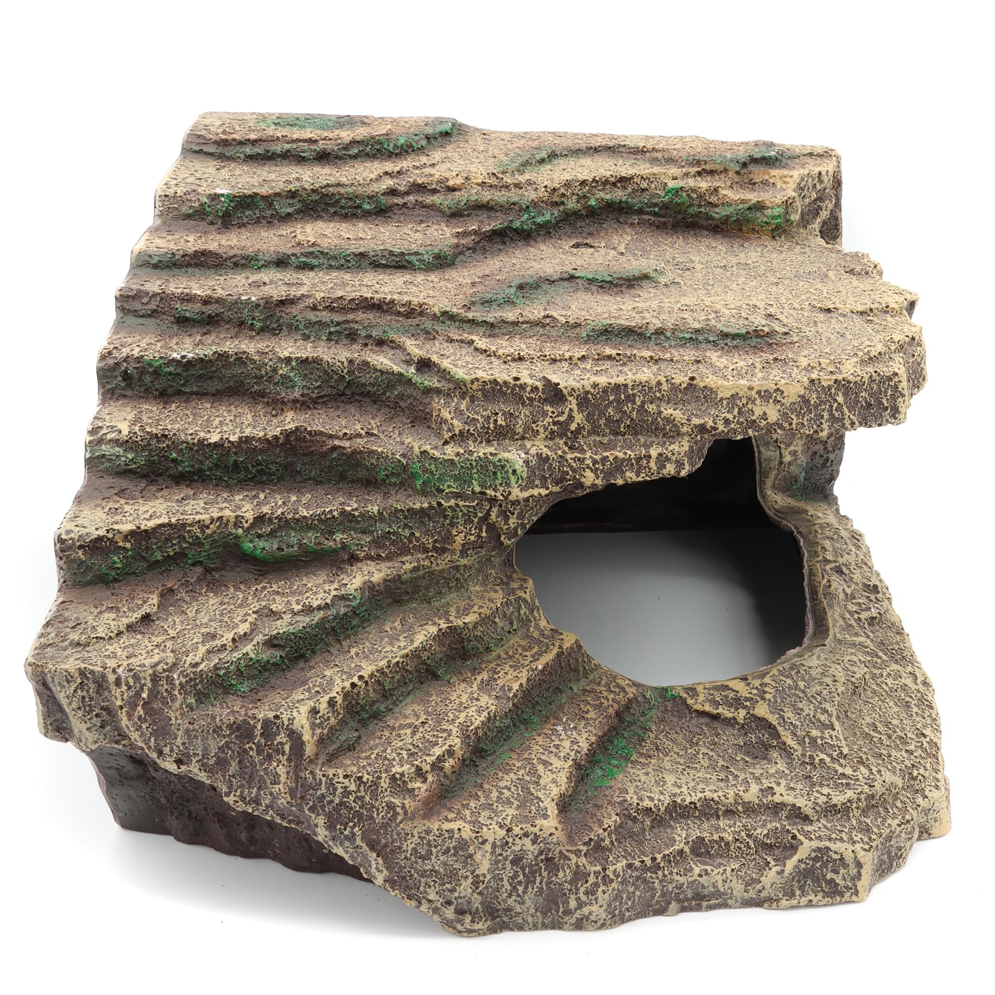 JIHAQUA resin cave-habitat-decor image conveys durable décor for turtle setups.