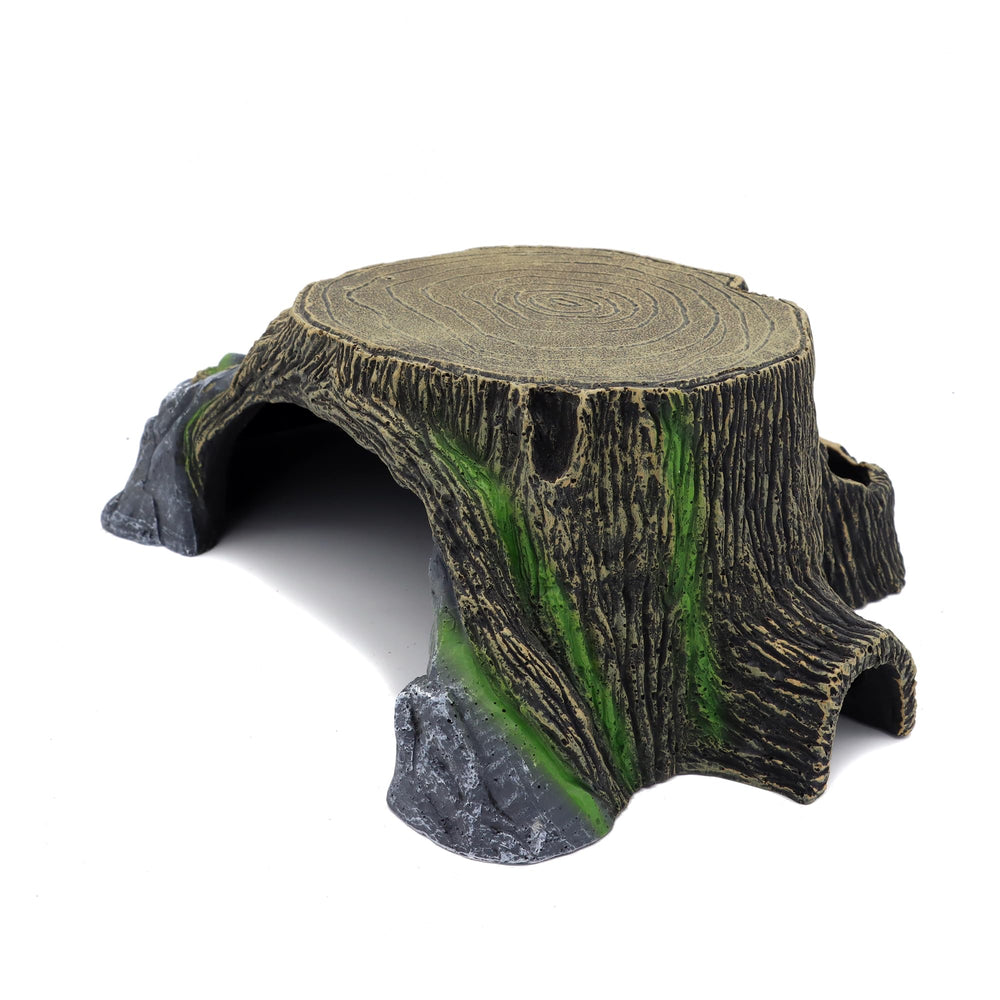 JIHAQUA microclimate-friendly hideout aids humidity for shedding.