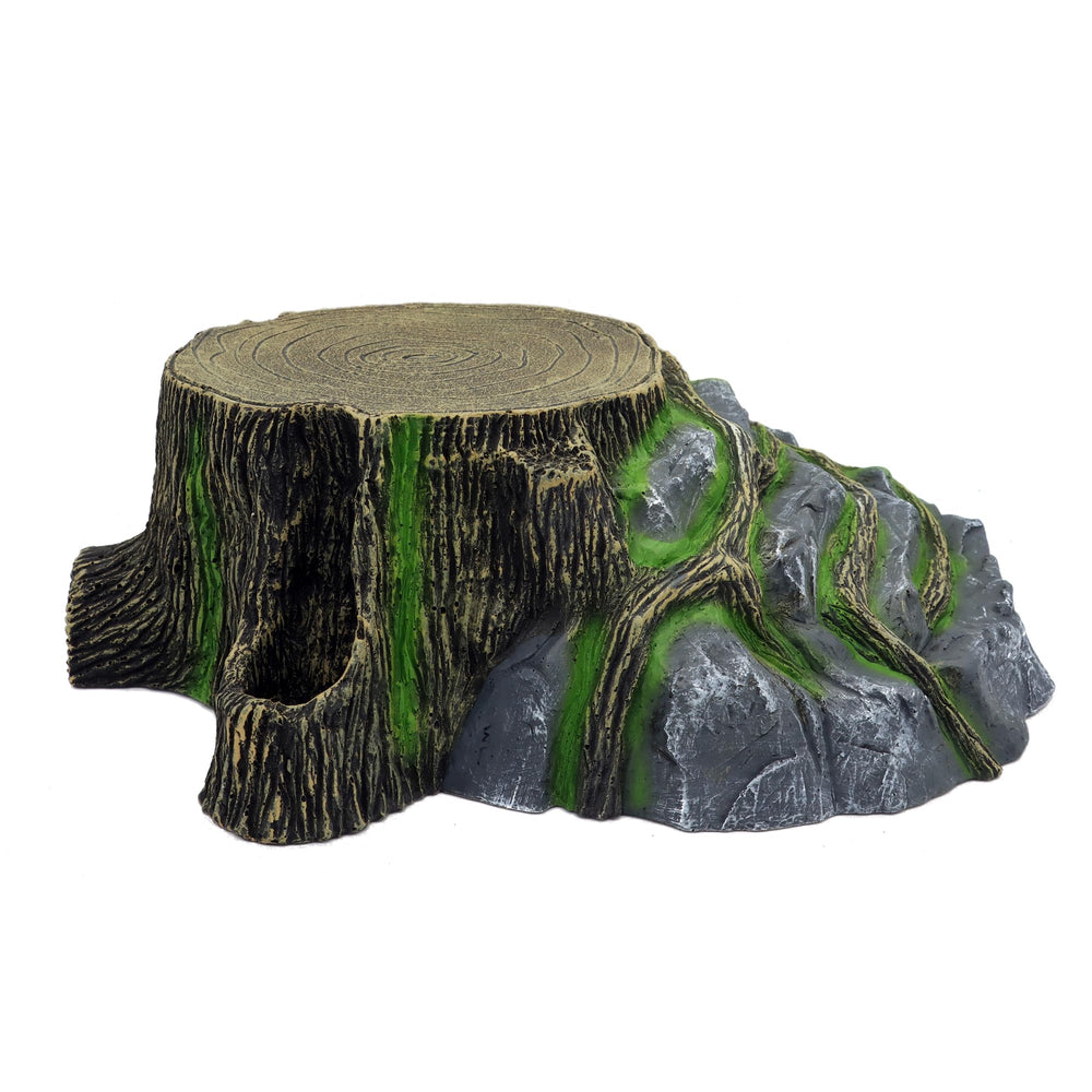 JIHAQUA rock-hued cave provides escape from stress.