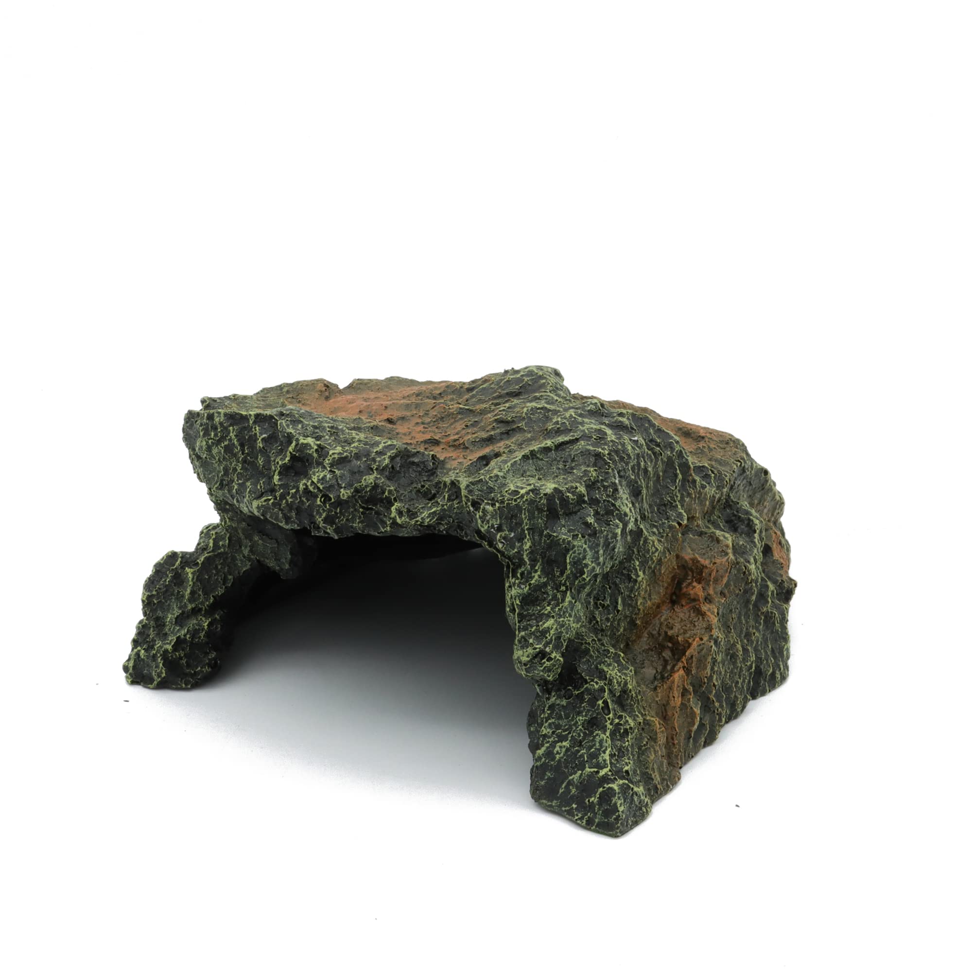 Jihaqua Reptile Rock Hide Cave front view shows secure, natural retreat.