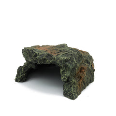 Jihaqua Reptile Rock Hide Cave front view shows secure, natural retreat.