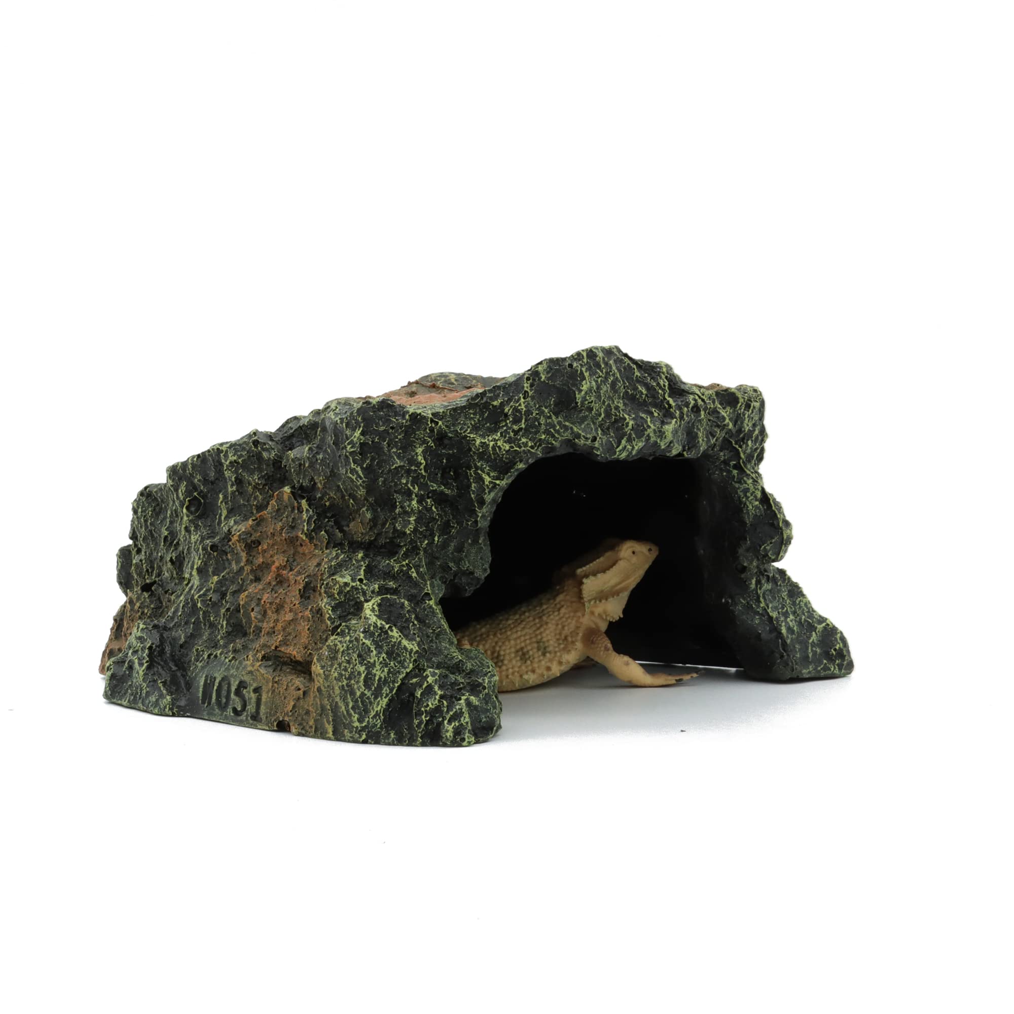 Jihaqua Reptile Rock Hide Cave turtle scene demonstrates safe hiding spot.