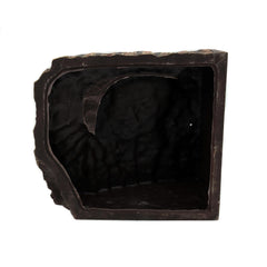 JIHAQUA resin reptile hideout cave-lizard image highlights private space for relaxed resting.