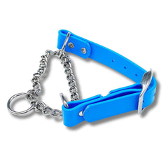 Jim Hodges Dog Training martingale collar XS light blue for training and everyday wear
